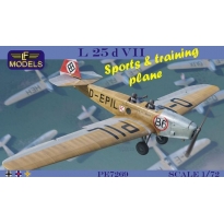 LF Models PE7269 L 25d VII Sports and training plane (2x Germany, 1x Slovakia, 1x Romania) (1:72)