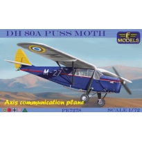 LF Models PE7278 DH 80A Puss Moth Axis Communication Plane (1xManchukuo,1xJapan,1xGermany,1xCroatia,1xIraq) (1:72)