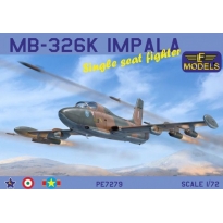 LF Models PE7279 MB-326 K Impala - Single seat gighter (SAAF, Italian service, Zair service) (1:72)