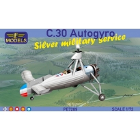 LF Models PE7289 C.30 Autogyro Silver military service (Yugoslavia, Belgium, Denmark, Spain, Argentina) (1:72)