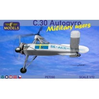 LF Models PE7290 C.30 Autogyro Military users ( French Navy, RAF, Norway, Czechoslovakia, Sweden) (1:72)