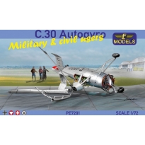 LF Models PE7291 C.30 Autogyro Military & civil users ( Germany, Austria, Switzerland, Italy) (1:72)