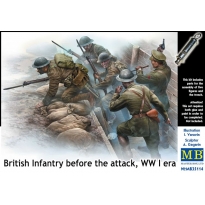 Master Box MB35114 "British Infantry before the attack, WWI era" (1:35)