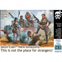 Master Box MB35199 “Desert Battle Series. Skull Clan - New Amazons. This is not the place for strangers!” (1:35)