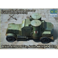 Master Box MB72008 British Armoured Car, Austin, MK IV, WW I Era (1:72)