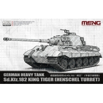 Meng Model 72011 German Heavy Tank Sd.Kfz. 182 King Tiger (Henschel Turret) (1:72)