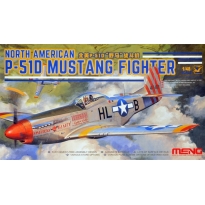 Meng LS006 North American P-51D Mustang Fighter (1:48)