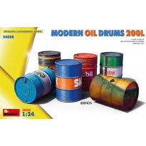 MiniArt 24008 Modern Oil Drums 200L (1:24)