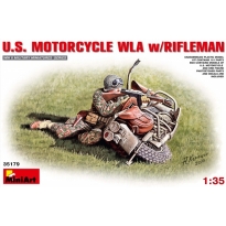 MiniArt 35179 U.S. Motorcycle  WLA w/Rifleman (1:35)