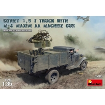 MiniArt 35186 Soviet 1,5 t. TRUCK w/ M-4 Maxim AA Machine Gun (1:35)