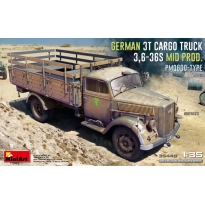 MiniArt 35449 German 3t Cargo Truck 3,6-36S Mid Prod. PmQ600-Type (1:35)