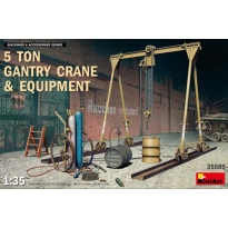 MiniArt 35589 5 Ton Gantry Crane & Equipment (1:35)