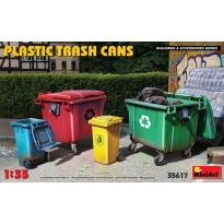 Plastic Trash Cans (1:35)