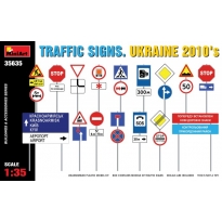 MiniArt 35635 Traffic Signs. Ukraine 2010's (1:35)