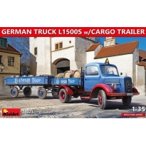 MiniArt 38023 German Truck L1500S w/Cargo Trailer (1:35)