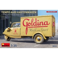 MiniArt 38053 Tempo A400 Kastenwagen 3-Wheel Delivery Box Truck (1:35)