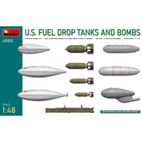 MiniArt 49015 ''U.S. Fuel Drop Tanks and Bombs'' (1:48)
