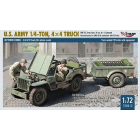 Mirage Hobby 720012 U.S. Army 1/4 ton, 4×4 Truck (1:72)