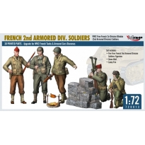 Mirage Hobby 720013 French 2nd Armored Div. Soldiers WW2 Free French 2e Division Blindée (2nd Armored Division) Soldiers (1:72)