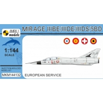 Mirage IIIBE/DE/DS/5BD Two-seater "European Service" (1:144)