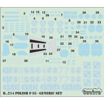 ModelMaker D72214 Polish F-35 generic set (1:72)