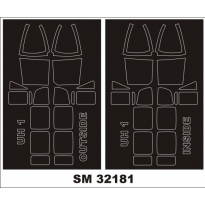 Mini Mask SM32181 UH-1D Huey (1:32)