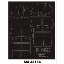 Mini Mask SM32186 P-40N Warhawk (1:32)