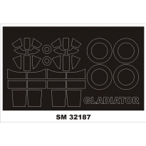 Mini Mask SM32187 Gladiator Mk I/II (1:32)