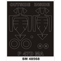 Mini Mask SM48568 P-47D Bubbletop (1:48)