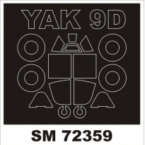 Mini Mask SM72359 Yak-9D (1:72)