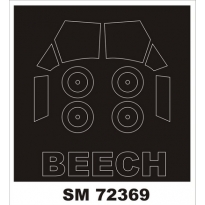 Mini Mask SM72369 Beech Traveler (1:72)