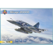Modelsvit 72075 Mirage 2000D with SCALP-EG ("Shadow Storm") Missile (1:72)