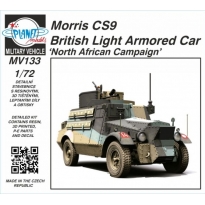 Planet Models MV133 Morris CS9 British Light Armored Car "North African Campaign" (1:72)
