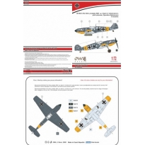 OWL DA72014 Bf109 E-7/B, black C, 5.(Schl.)/LG  (1:72)