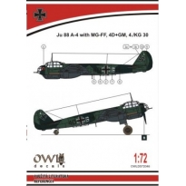 OWL DS72046 Ju 88 A-4 wit MGFF cannon (D4 GM KG 30) (1:72)