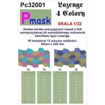 Lozenge 4 kolory: Maska (1:32)