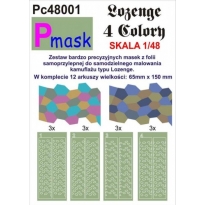 Lozenge 4 kolory: Maska (1:48)