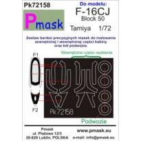 F-16CJ Block 50 (Tamiya): Maska (1:72)