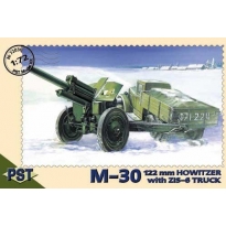 PST 72030 M-30 122 mm Howitzer with ZIS-6 Truck (1:72)