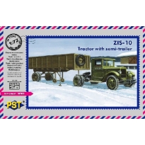 PST 72063 ZiS-10 Tractor with semi-trailer (1:72)