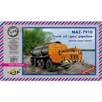 PST 72080 MAZ-7910.Truck oil (gas) pipeline (1:72)