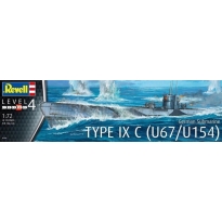 Revell 05166 German Submarine Type IX C (U67/U154) (1:72)