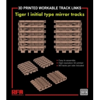 Rye Field Model 2019 3D Printed Workable Track Links Tiger I initial type mirror tracks (1:35)