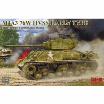 Rye Field Model 5058 M4A3 76W HVSS Early type D82081 turret T-66 track (1:35)