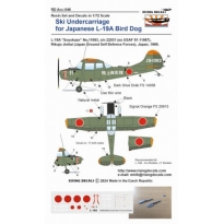 Rising Decals ACR046 Ski Undercarriage for Japanese L-19A (1:72)