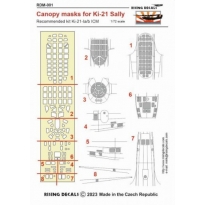 Rising Decals RDM001 Canopy mask for Ki-21-I (ICM kit) (1:72)