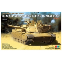 Rye Field Model 5004 U.S.Main Battle Tank M1A2 SEP Abrams TUSK I / TUSK II / M1A1 TUSK (3 in 1) (1:35)