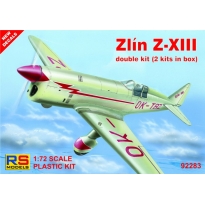 RS models 92283 Zlín Z-XIII "double kit" (2 kits in box)  (1:72)