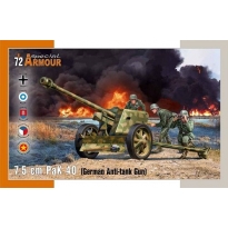 Special Armour 72025 7,5cm PaK 40 German Anti-Tank Gun (1:72)