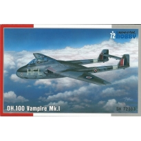 Special Hobby 72383 DH.100 Vampire Mk.I "RAF, RAAF and Armée de l'Air" (1:72)